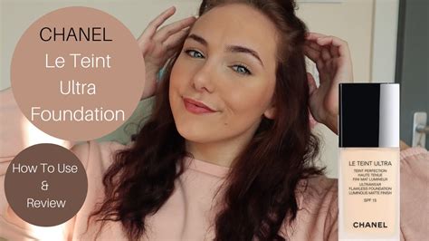 how to apply chanel ultra light foundation|How To: Apply CHANEL Le Teint Ultra Foundation .